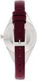 Buy Shop Calvin Klein Rebel Blue Maroon Dial Maroon Leather Strap Watch for Women - K8P231UN USA Online