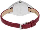Buy Shop Calvin Klein Rebel Blue Maroon Dial Maroon Leather Strap Watch for Women - K8P231UN USA Online