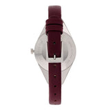 Buy Shop Calvin Klein Rebel Blue Maroon Dial Maroon Leather Strap Watch for Women - K8P231UN USA Online