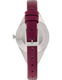 Buy Shop Calvin Klein Rebel Blue Maroon Dial Maroon Leather Strap Watch for Women - K8P231UN USA Online