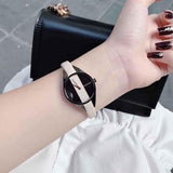 Buy Shop Calvin Klein Rebel Cream Black Dial Cream Leather Strap Watch for Women - K8P237X1 USA Online