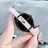 Buy Shop Calvin Klein Rebel Cream Black Dial Cream Leather Strap Watch for Women - K8P237X1 USA Online