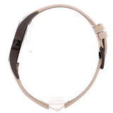 Buy Shop Calvin Klein Rebel Cream Black Dial Cream Leather Strap Watch for Women - K8P237X1 USA Online