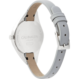 Buy Shop Calvin Klein Rebel Grey Dial Grey Leather Strap Watch for Women - K8P231Q4 USA Online