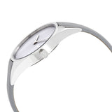 Buy Shop Calvin Klein Rebel Grey Dial Grey Leather Strap Watch for Women - K8P231Q4 USA Online