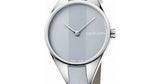 Buy Shop Calvin Klein Rebel Grey Dial Grey Leather Strap Watch for Women - K8P231Q4 USA Online
