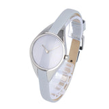Buy Shop Calvin Klein Rebel Grey Dial Grey Leather Strap Watch for Women - K8P231Q4 USA Online