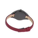 Buy Shop Calvin Klein Rebel Red Black Dial Red Leather Strap Watch for Women - K8P237U1 USA Online
