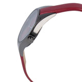 Buy Shop Calvin Klein Rebel Red Black Dial Red Leather Strap Watch for Women - K8P237U1 USA Online