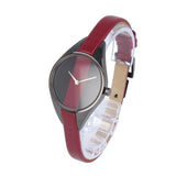 Buy Shop Calvin Klein Rebel Red Black Dial Red Leather Strap Watch for Women - K8P237U1 USA Online