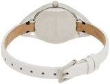 Buy Shop Calvin Klein Rebel White Black Dial White Leather Strap Watch for Women - K8P231L1 USA Online