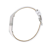 Buy Shop Calvin Klein Rebel White Black Dial White Leather Strap Watch for Women - K8P231L1 USA Online