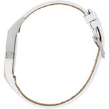 Buy Shop Calvin Klein Rebel White Black Dial White Leather Strap Watch for Women - K8P231L1 USA Online