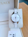Buy Shop Calvin Klein Rebel White Dial White Leather Strap Watch for Women - K8P231L6 USA Online
