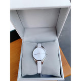 Buy Shop Calvin Klein Rebel White Dial White Leather Strap Watch for Women - K8P231L6 USA Online