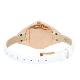 Buy Shop Calvin Klein Rebel White Grey Dial White Leather Strap Watch for Women - K8P236L6 USA Online
