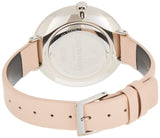 Buy Shop Calvin Klein Rise White Beige Dial Beige Leather Strap Watch for Women - K7A231XH USA Online