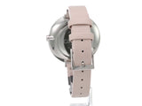 Buy Shop Calvin Klein Rise White Beige Dial Beige Leather Strap Watch for Women - K7A231XH USA Online
