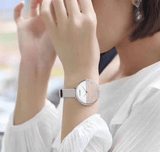 Buy Shop Calvin Klein Rise White Dial White Leather Strap Watch for Women - K7A236LH USA Online