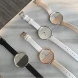 Buy Shop Calvin Klein Rise White Dial White Leather Strap Watch for Women - K7A236LH USA Online