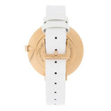 Buy Shop Calvin Klein Rise White Dial White Leather Strap Watch for Women - K7A236LH USA Online