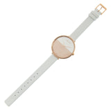 Buy Shop Calvin Klein Rise White Dial White Leather Strap Watch for Women - K7A236LH USA Online