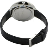Buy Shop Calvin Klein Rise White Grey Dial Black Leather Strap Watch for Women - K7A231C3 USA Online