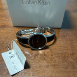Buy Shop Calvin Klein Seduce Black Dial Two Tone Steel Strap Watch for Women - K4E2N111 USA Online