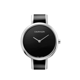 Buy Shop Calvin Klein Seduce Black Dial Two Tone Steel Strap Watch for Women - K4E2N111 USA Online