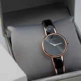 Buy Shop Calvin Klein Seduce Black Dial Two Tone Steel Strap Watch for Women - K4E2N611 USA Online