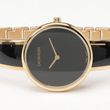 Buy Shop Calvin Klein Seduce Black Dial Two Tone Steel Strap Watch for Women - K4E2N611 USA Online