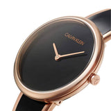 Buy Shop Calvin Klein Seduce Black Dial Two Tone Steel Strap Watch for Women - K4E2N611 USA Online