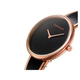 Buy Shop Calvin Klein Seduce Black Dial Two Tone Steel Strap Watch for Women - K4E2N611 USA Online