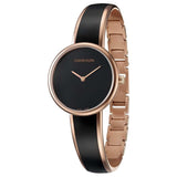 Buy Shop Calvin Klein Seduce Black Dial Two Tone Steel Strap Watch for Women - K4E2N611 USA Online