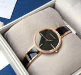 Buy Shop Calvin Klein Seduce Black Dial Two Tone Steel Strap Watch for Women - K4E2NX1S USA Online