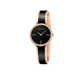 Buy Shop Calvin Klein Seduce Black Dial Two Tone Steel Strap Watch for Women - K4E2NX1S USA Online