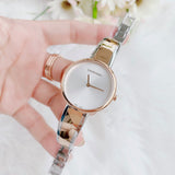 Buy Shop Calvin Klein Seduce Silver Dial Two Tone Steel Strap Watch for Women - K4E2N61X USA Online