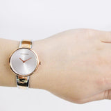 Buy Shop Calvin Klein Seduce Silver Dial Two Tone Steel Strap Watch for Women - K4E2N61X USA Online