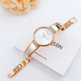Buy Shop Calvin Klein Seduce Silver Dial Two Tone Steel Strap Watch for Women - K4E2N61Y USA Online