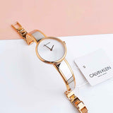 Buy Shop Calvin Klein Seduce Silver Dial Two Tone Steel Strap Watch for Women - K4E2N61Y USA Online