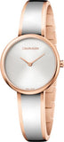 Buy Shop Calvin Klein Seduce Silver Dial Two Tone Steel Strap Watch for Women - K4E2N61Y USA Online