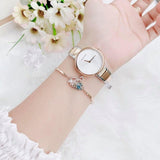 Calvin Klein Seduce Silver Dial Two Tone Steel Strap Watch for Women - K4E2N61Y