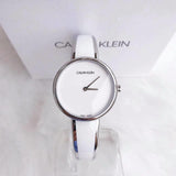 Buy Shop Calvin Klein Seduce White Dial Two Tone Steel Strap Watch for Women - K4E2N116 USA Online