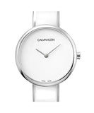 Buy Shop Calvin Klein Seduce White Dial Two Tone Steel Strap Watch for Women - K4E2N116 USA Online