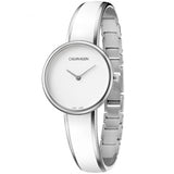 Buy Shop Calvin Klein Seduce White Dial Two Tone Steel Strap Watch for Women - K4E2N116 USA Online