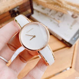 Buy Shop Calvin Klein Seduce White Dial Two Tone Steel Strap Watch for Women - K4E2N616 USA Online
