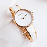 Buy Shop Calvin Klein Seduce White Dial Two Tone Steel Strap Watch for Women - K4E2N616 USA Online