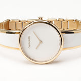 Buy Shop Calvin Klein Seduce White Dial Two Tone Steel Strap Watch for Women - K4E2N616 USA Online
