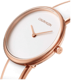 Buy Shop Calvin Klein Seduce White Dial Two Tone Steel Strap Watch for Women - K4E2N616 USA Online