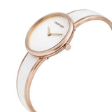 Buy Shop Calvin Klein Seduce White Dial Two Tone Steel Strap Watch for Women - K4E2N616 USA Online